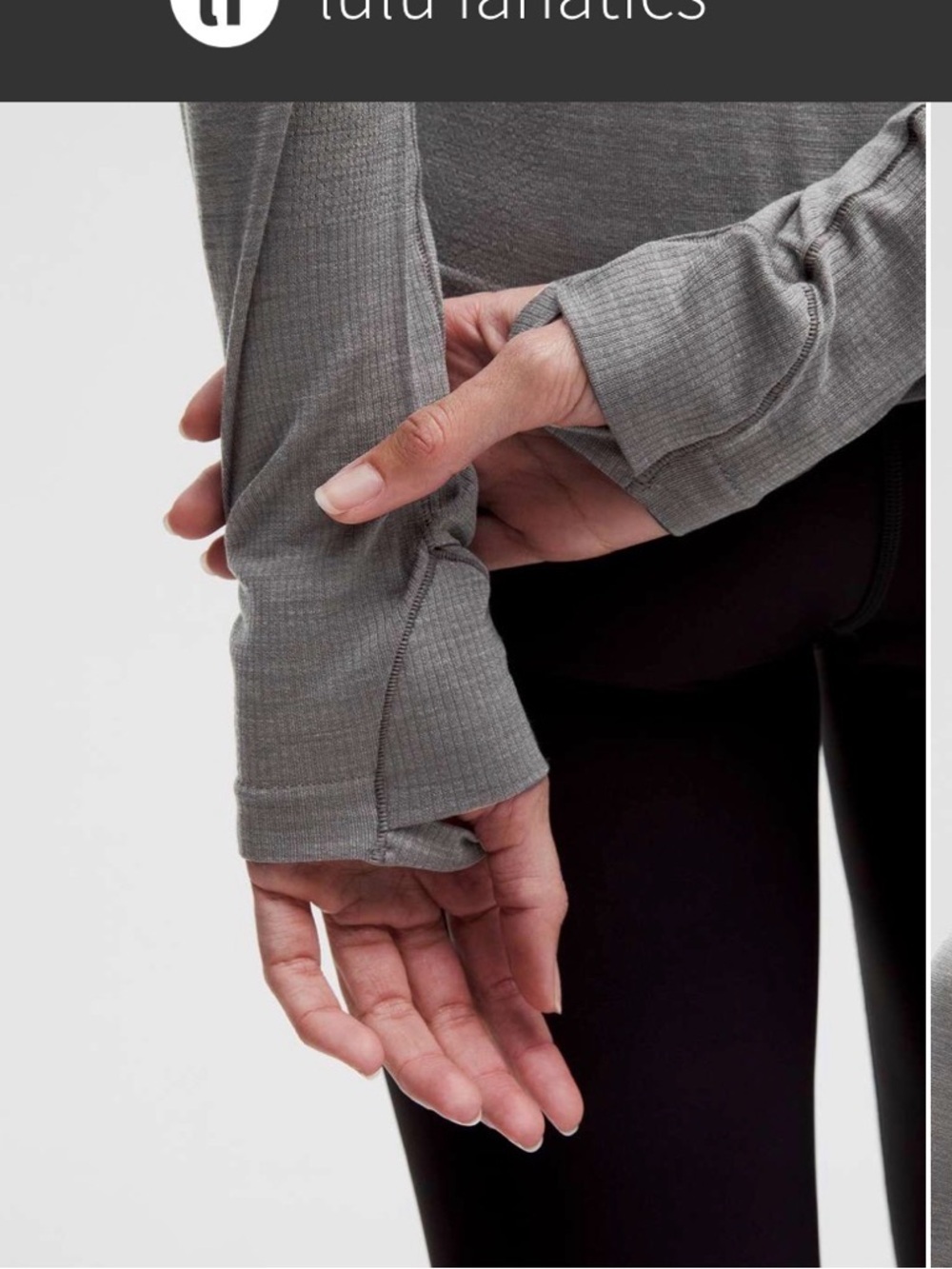 Lululemon Swiftly Wool Long-Sleeve Shirt
Slate / White - Picture 3 of 3